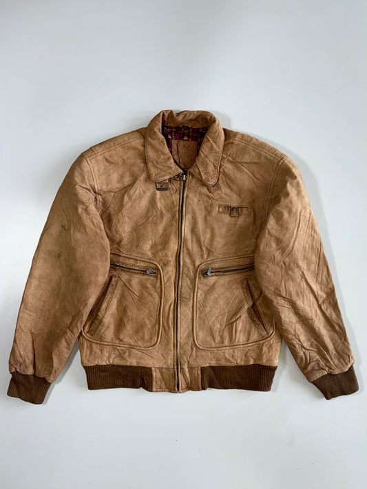 Mixed Blues Premium Original Leather Jacket (M)
