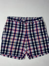Vintage Gap Navy Red Plaid Chino Shorts (W:32) (L:17)
