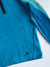 Nike | Tech Knit Half-Zip Hoodie | Teal Blue (L)