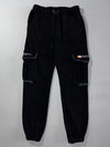 DERMSON Black Tactical Cargo Joggers (W:29) (L:37)
