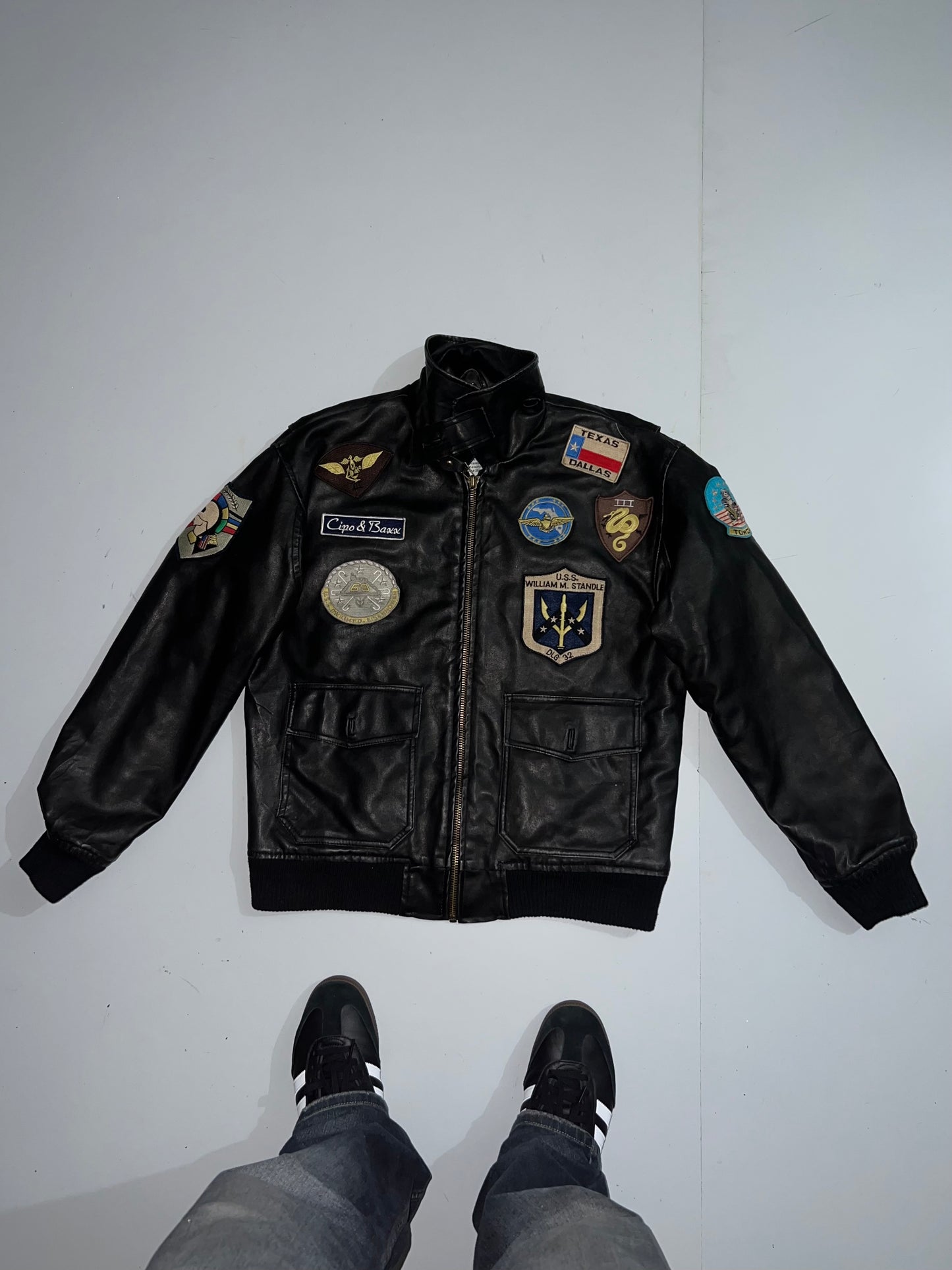 ZSuper (RARE) Original Leather Jacket (RARE FIND) (M/L)