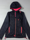 Superdry Original Windtrekker Black & Red Hooded Technical Jacket Women’s (XS)