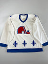 Vintage Quebec Nordiques NHL Away Hockey Jersey  White (2XL)