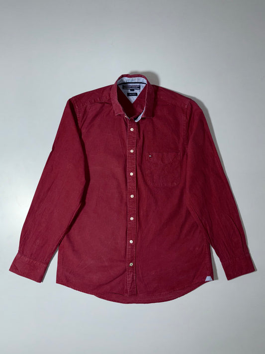 Tommy Hilfiger | Maroon New York Fit Button-Down Shirt | (S)