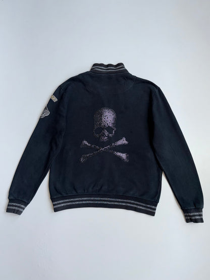 !       Big Train 1989 Rhinestone Skull RARE Jacket (L)