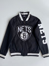 NBA Brooklyn Nets Track Jacket – Black/White (S)