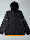 Nike Half-Zip Anorak Windbreaker Black/Gold, (XL)