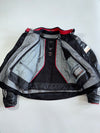 Richa D3O CE Armored 2-in-1 Leather Outer Shell with Removable Textile Inner Liner Moto Jacket (Paded)(XL)