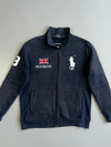 Polo Ralph Lauren Great Britain Union Jack Big Pony #3 Full-Zip Fleece Sweatshirt Jacket Navy (M)