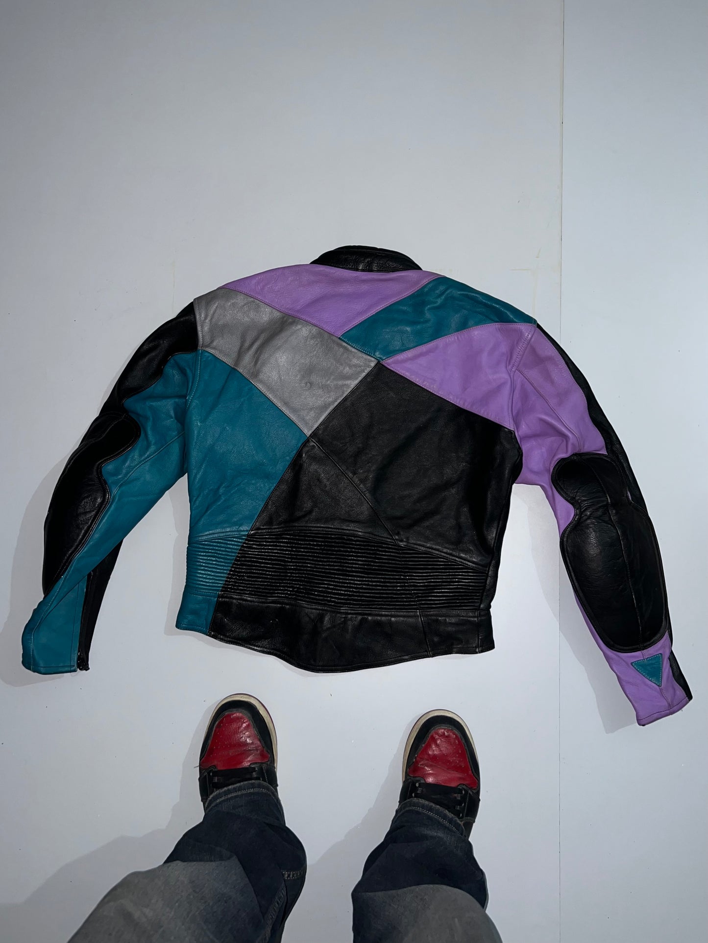 #Ultra Premium Original Leather (RARE) Biker with Padding (S/M)