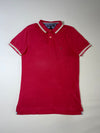 Tommy Hilfiger Tipped Collar Slim Fit Polo – Red (M)