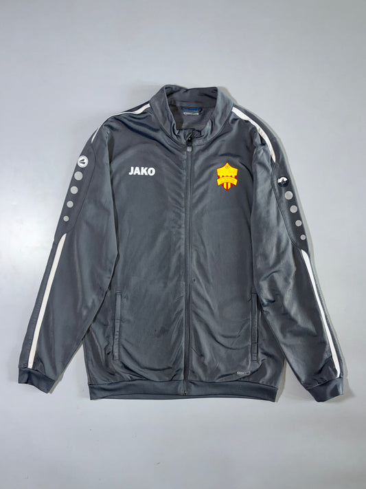 Jako | Crest Track Jacket Grey/White | (L)