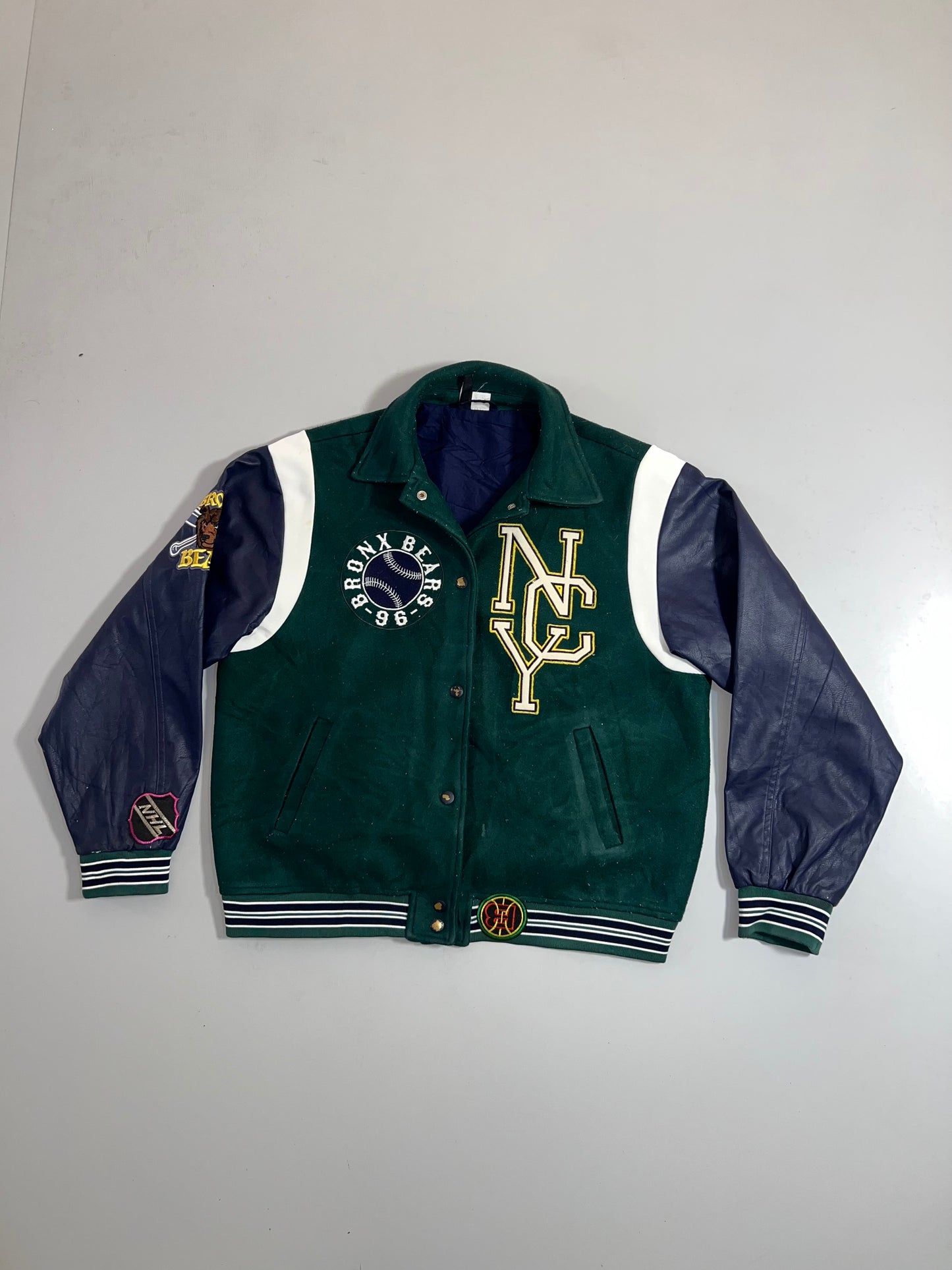 ZSuper Premium Rare Varsity Jacket Leather Sleeves (S/M)