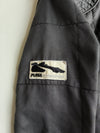 Vintage Puma Quilted Racing Bomber Jacket – Black Y2K (S)