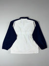Adidas Colorblock Windbreaker Jacket – White/Navy  (XL)