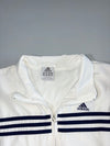 Adidas Track Jacket White Navy Red Colorblock Full Zip (M)