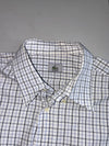 Lacoste White & Blue Windowpane Check Shirt (2Xl)