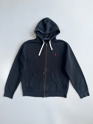 Polo Ralph Lauren | Black Zip Hoodie | (L)