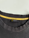 National Geographic Black Embroidered Logo Crewneck Sweatshirt – (L)