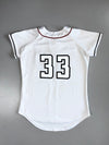 Firecrackers #33 Game-Used Softball Baseball Jersey (S)