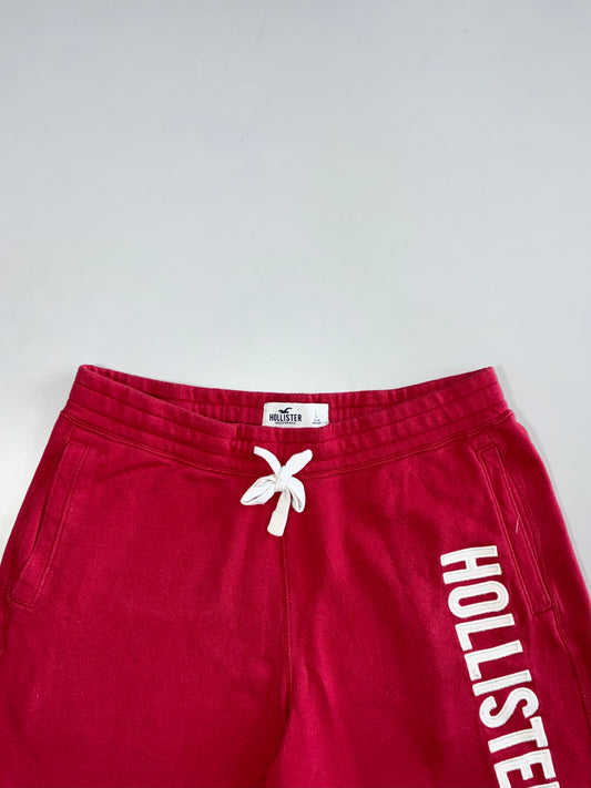 Hollister Maroon Logo Sweat Shorts (W:34|L:20)