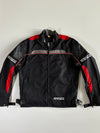 Absolute Ness Black/Red Textile Moto Jacket (XL)