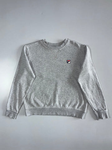 Fila | Small Logo Crewneck Sweatshirt | Grey Melange | (S)