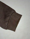 Bean Pole Hooded Zip Jacket – Brown with Plaid Lining (L)