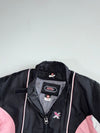 Vintage XTU Women’s Pink & Black Textile Motorcycle Jacket – “Innovation” (M)