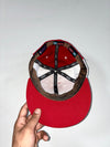 Vintage New Era NBA Red White Fitted Cap (64cm)