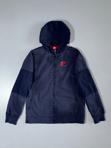 Nike Air Colorblock Hooded Zip-Up Windbreaker – Navy, Size (S)