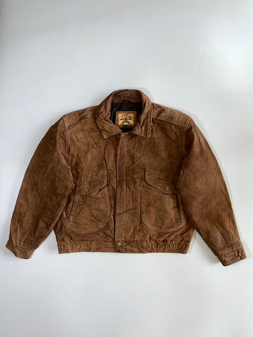 Phase -2 Premium Original Sued Leather Jacket (XL)