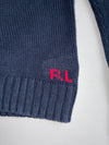 Polo Ralph Lauren Navy Flag Sweater Chunky Knit (M/L)