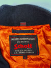 Schott NYC Black MA-1 Souvenir Bomber – Eagle Embroidery, US Navy & Flag Patches (M)