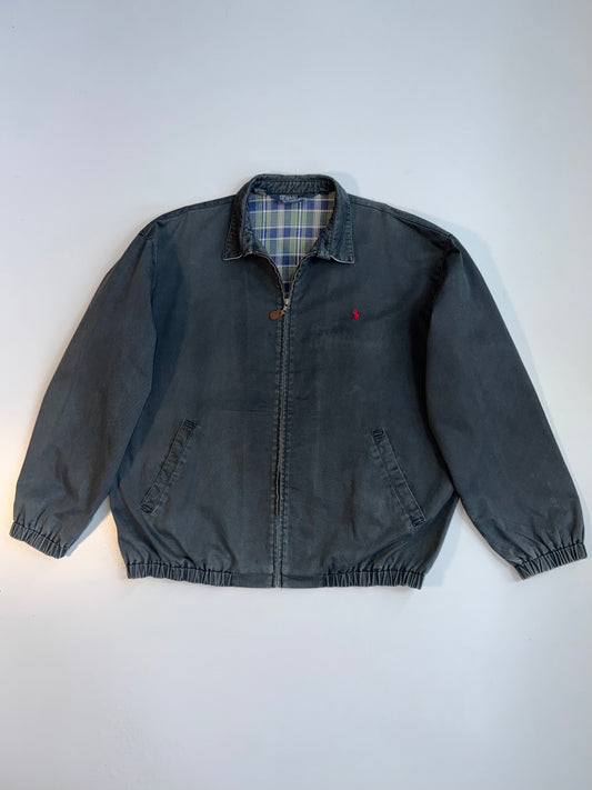 !        Polo*Ralph*Lauren* Original Vintage Harrington Jacket Charcoal Grey (XL)