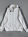 Adidas Vintage 3-Stripes Track Jacket | White/Black (M)