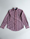 U.S. Polo Assn. Red/Navy Check Cotton Shirt (L)