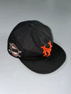 New Era MLB NY Giants Cap – Black with Orange Old-School Logo 58.7CM