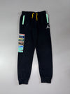 Jordan Multicolor Spellout Black Joggers (W:29) (L:38)