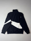 Nike Big Swoosh Black & White Woven Windbreaker Jacket (M/L)