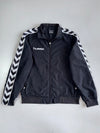 Hummel Character Since 1923 Black Chevron Tape Sleeve Full-Zip Track Jacket (M)