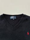 Polo Ralph Lauren Navy V-Neck Sweater (XS)