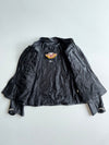 Vintage Harley-Davidson Women's Black Leather Jacket – Made in USA (M)
