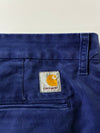 Carhartt Navy Blue Chino Work Pants (W:34) (L:41)