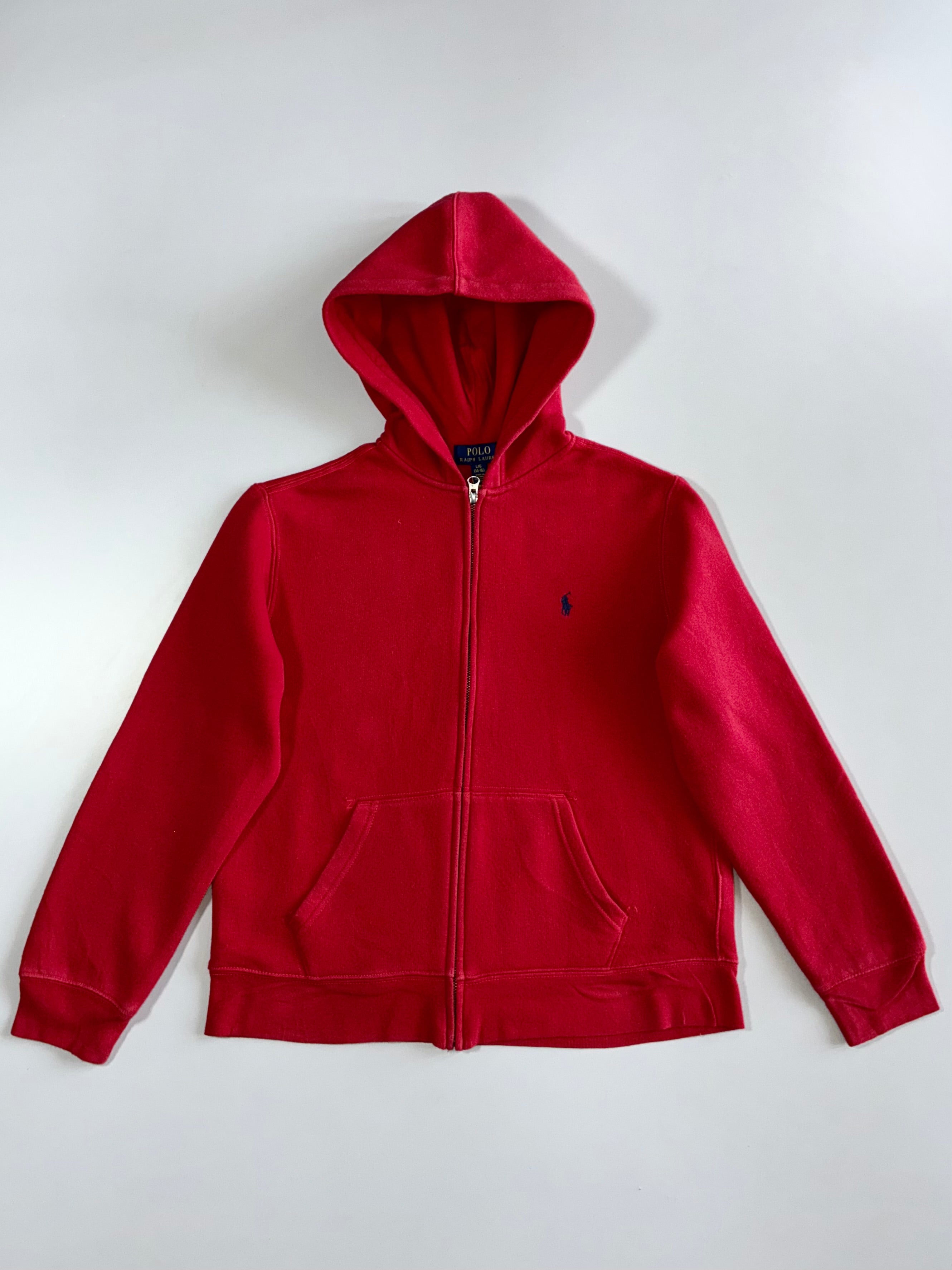 00s ralph lauren zip hoodie ジップパーカー 赤 Polo Ralph Lauren Red Zip-Up Hoodie (M) – Drip Drop Attire