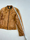 Vintage Gipsy Tan Leather Cafe Racer Jacket Women’s (M)