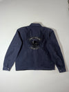 Vintage Harley-Davidson Navy Blue Canvas Biker Jacket (XL)