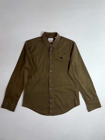 Timberland Fitted Casual Shirt – Olive Green (M)