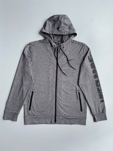Nike | Grey Dri-Fit Zip Hoodie | (M)