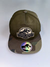 Jurassic World Fallen Kingdom Snapback Olive/Camo (Adjustable)